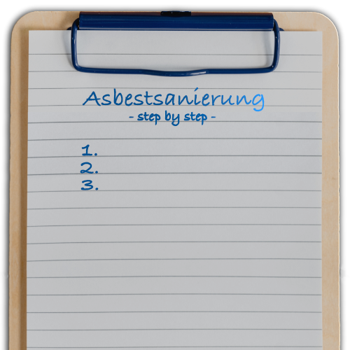 Ablauf einer Asbestsanierung im Haus